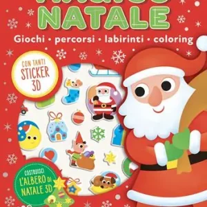 Magico Natale. Giochi,percorsi, labirinti, coloring. Puffy sticker. Ediz. a colori Solo Oggi