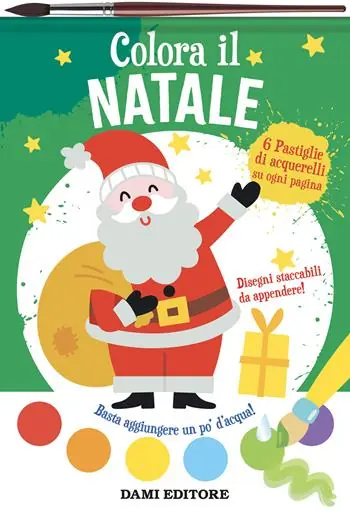 Colora il Natale. Colori magici. Ediz. illustrata. Con pennello e acquerelli Prezzo Scontato