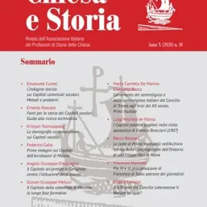 Reso Gratuito Chiesa e storia. Rivista dell’Associazione Italiana dei Professori di Storia della Chiesa. Vol. 10