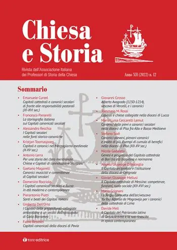 Chiesa e storia. Rivista dell’Associazione Italiana dei Professori di Storia della Chiesa (2022). Vol. 12 Miglior Prezzo