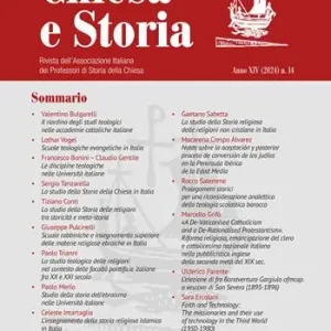 Saldi Chiesa e storia. Rivista dell’Associazione Italiana dei Professori di Storia della Chiesa. Vol. 14