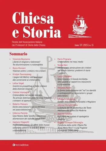 Di Tendenza Chiesa e storia. Rivista dell’Associazione Italiana dei Professori di Storia della Chiesa