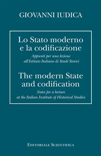 Offerta Speciale Lo Stato moderno e la codificazione. Appunti per una lezione all‘Istituto Italiano di Studi Storici. Ediz. italiana e inglese