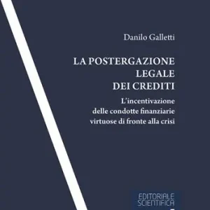 Scelto Dai Clienti La postergazione legale dei crediti. L‘incentivazione delle condotte finanziarie virtuose di fronte alla crisi