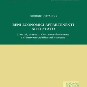 Più Venduto Beni economici appartenenti allo Stato. L‘art. 42, comma 1, Cost. come fondamento dell‘intervento pubblico nell‘economia
