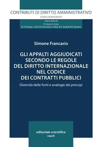 Gli appalti aggiudicati secondo le regole del diritto internazionale nel codice dei contratti pubblici Direttamente Dal Produttore