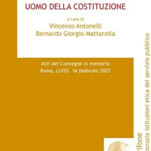 Carlo Mosca. Uomo della Costituzione Quantità Limitata