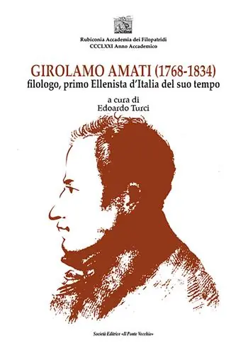 Girolamo Amati filologo, primo ellenista d‘Italia del suo tempo Miglior Prezzo