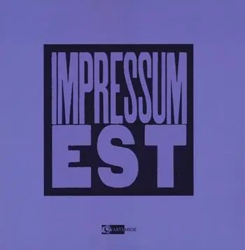 Novità Impressum est. Libri d‘artista fra Private Press e Accademia di Roma. Ediz. a colori