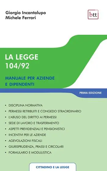 La legge 104/92. Manuale per aziende e dipendenti Popolare