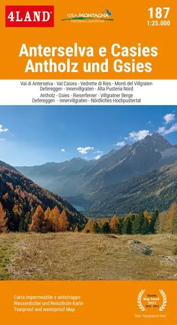 Soddisfatti O Rimborsati Anterselva e Casies. Antholz und Gsies 1 25.000