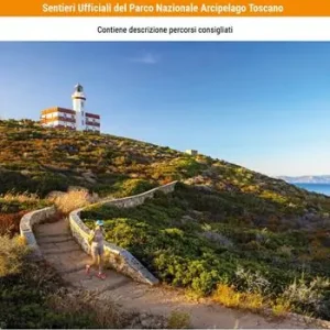 Esclusivo Isola del Giglio - Isola di Giannutri. Sentieri ufficiali del parco nazionale Arcipelago toscano 1 15.000