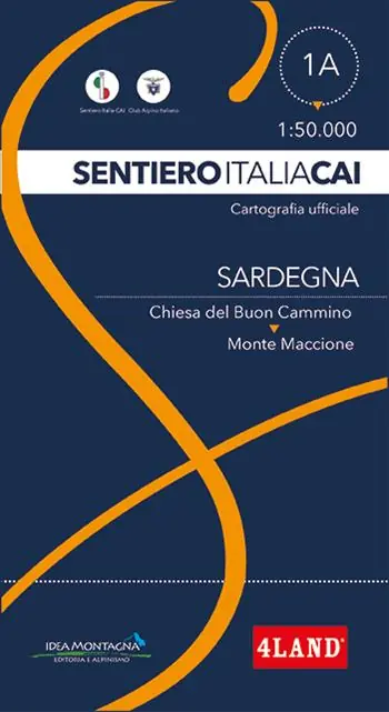 Ultimissimo Modello Sardegna. Da Chiesa del Buon Cammino a Monte Maccione 1 50.000