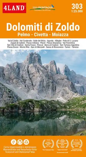Occasione Imperdibile Dolomiti di Zoldo. Pelmo. Civetta. Moiazza 1 25.000