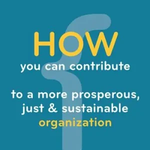 Acquista Ora How you can contribute to a more prosperous, just & sustainable organization