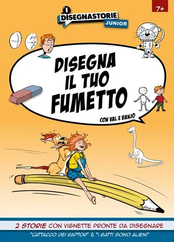 L‘attacco dei raptor & I gatti sono alieni. Disegna il tuo fumetto con Val e Banjo Compra Online
