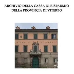 Archivio della Cassa di Risparmio della provincia di Viterbo Compra Online