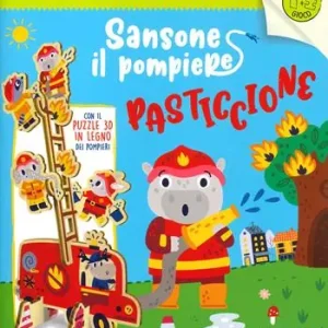 Sansone il pompiere pasticcione. Ediz. a colori. Con puzzle in legno tridimensionale Direttamente Dal Produttore