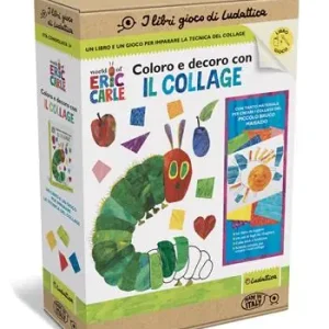Coloro e decoro con il collage. I libri gioco del piccolo Bruco Maisazio. Ediz. a colori. Con gadget Affare