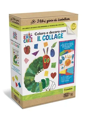 Coloro e decoro con il collage. I libri gioco del piccolo Bruco Maisazio. Ediz. a colori. Con gadget Affare