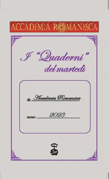 I «quaderni» del martedì 2023 Ultimissimo Modello
