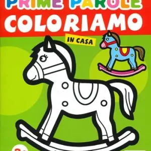 Coloriamo in casa. Prime parole. Ediz. a colori Offerta Lampo