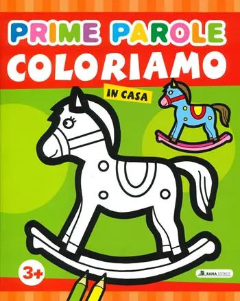Coloriamo in casa. Prime parole. Ediz. a colori Offerta Lampo
