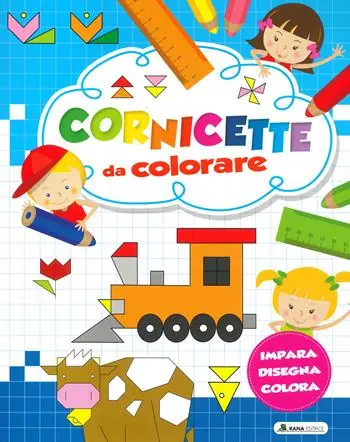 Cornicette da colorare. Ediz. a colori Consegna Rapida
