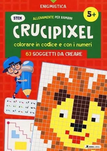 Crucipixel. Colorare in codice e con i numeri. 63 soggetti da creare. Ediz. a colori Bestseller